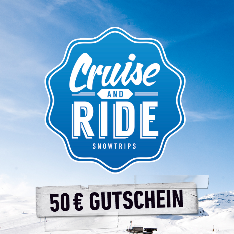 Geschenkgutschein Cruise & Ride – 50 €