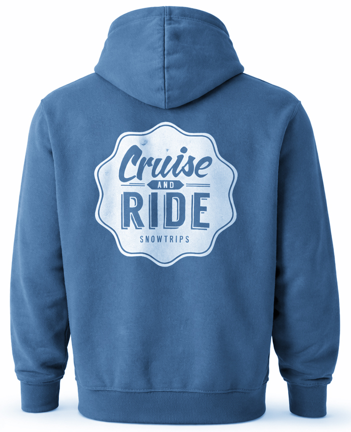 Cruise and Ride Hoodie - Classic Logo Print
